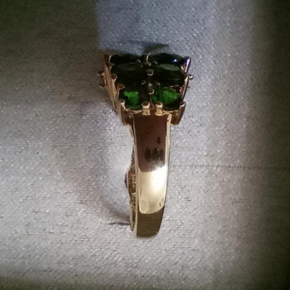 Beautiful chrome diopside ring - Picture 6 of 12